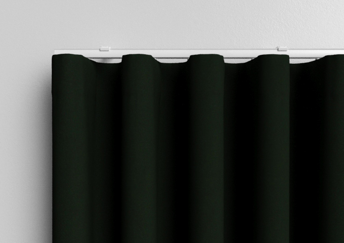 Faux Suede, Bottle Green - Made to Measure Curtains - Image 13